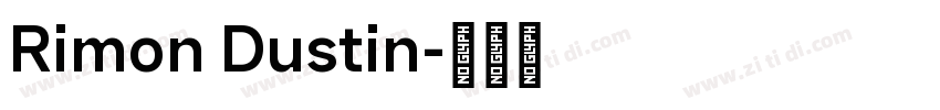 Rimon Dustin字体转换